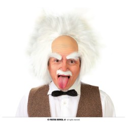 PERRUQUE HOMME PROFESSEUR FOU 