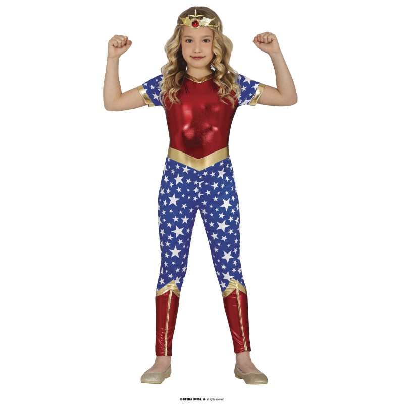 DEGUISEMENT ENFANT SUPER HEROS FILLE TAILLE 5-6 ANS DEGUISEMENT ENFANT SUPER HEROS FILLE TAILLE 5-6 ANS