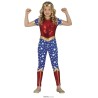 DEGUISEMENT ENFANT SUPER HEROS FILLE TAILLE 5-6 ANS 