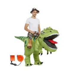DEGUISEMENT GONFLABLE DINOSAURE TAILLE UNIQUE 