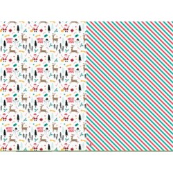 2 ROULEAUX PAPIER CADEAU NOEL  70 X 200 CM 