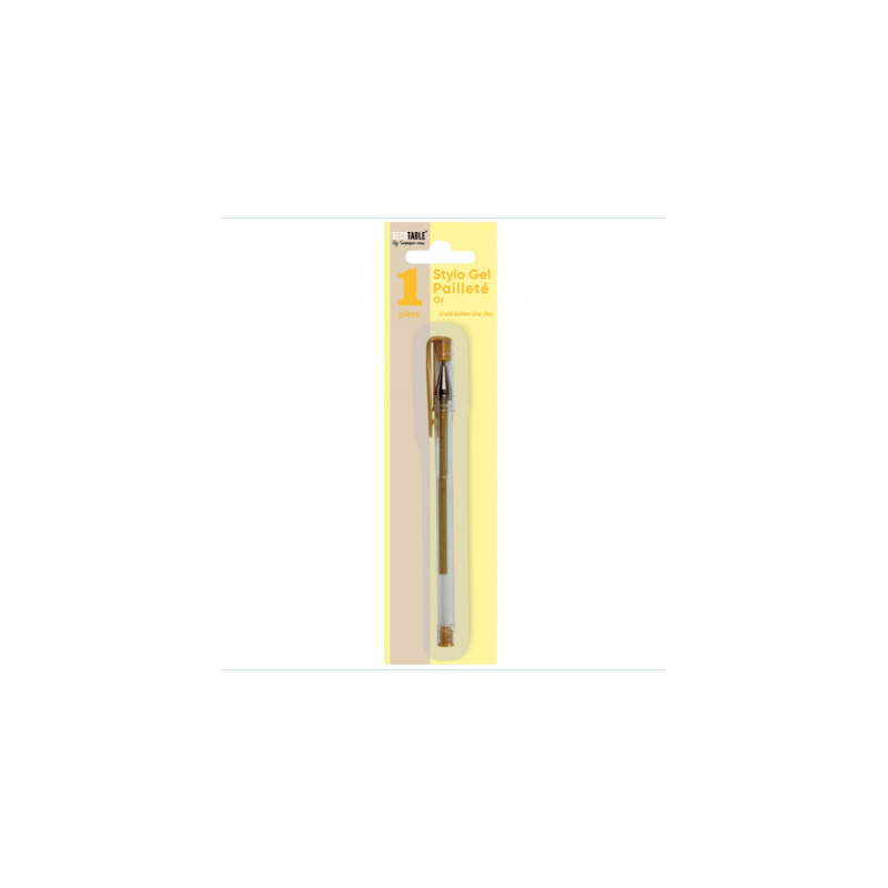 STYLO GEL PAILLETE OR STYLO GEL PAILLETE OR