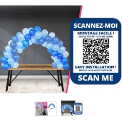 STRUCTURE ARCHE A BALLONS DE TABLE