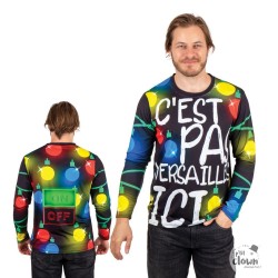 DEGUISEMENT PULL DE NOEL ( C'EST PAS VERSAILLE ICI ) TAILLE L-XL