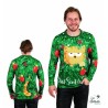 DEGUISEMENT PULL DE NOEL CHAT TAILLE S-M