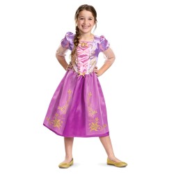 DEGUISEMENT FILLE PRINCESSE RAIPONCE A PAILLETTES TAILLE 3-4 ANS 