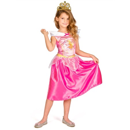 DEGUISEMENT FILLE PRINCESSE AURORE CLASSIQUE TAILLE 3-4 ANS 