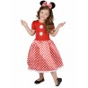 DEGUISEMENT SOURIS FILLE MINNIE ROUGE TAILLE 3-4 ANS 