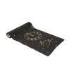 CHEMIN DE TABLE NOIR ET OR BONNE ANNEE 28 CM X 3 M