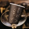 8 GOBELETS  NOIR ET OR BONNE ANNEE 255 ML