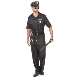 DEGUISEMENT POLICIER NOIR TAILLE L