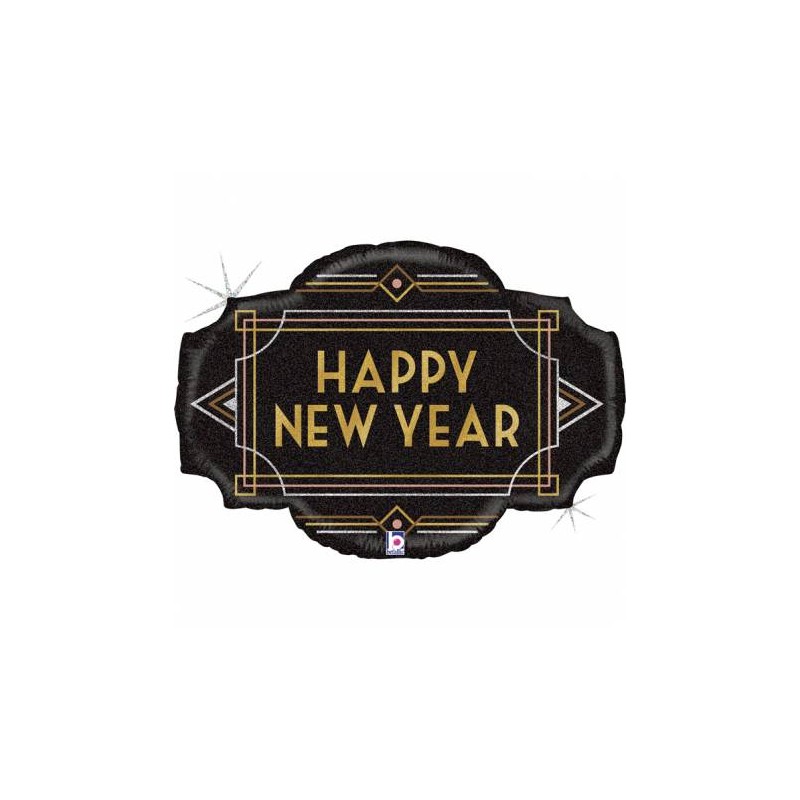 BALLON METALLIQUE HAPPY NEW YEAR 81CM GLITTER BALLON METALLIQUE HAPPY NEW YEAR 81CM GLITTER