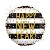BALLON METALLIQUE HAPPY NEW YEAR 46CM GLITTER 