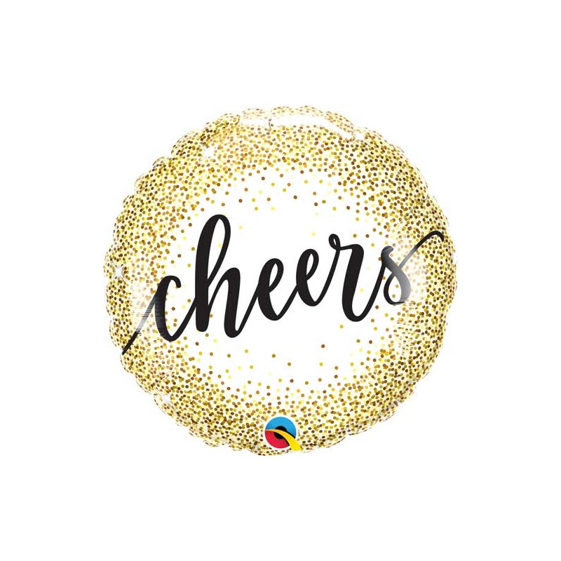 BALLON METALLIQUE ROND CHEERS 46 CM BALLON METALLIQUE ROND CHEERS 46 CM