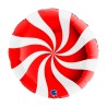 BALLON METALLIQUE ROND 46CM BONBON SUCETTE