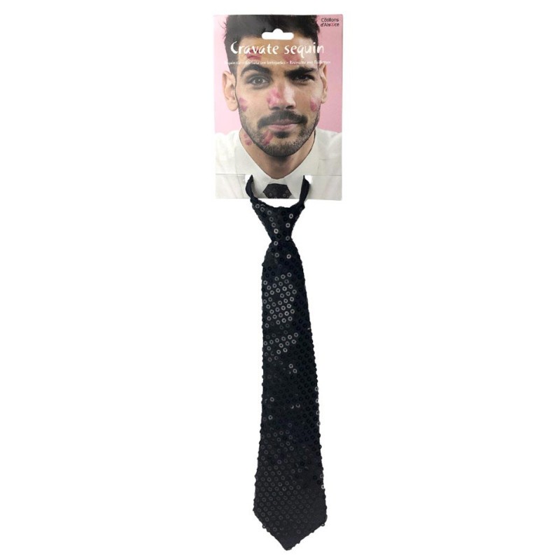 CRAVATE SEQUIN NOIR CRAVATE SEQUIN NOIR