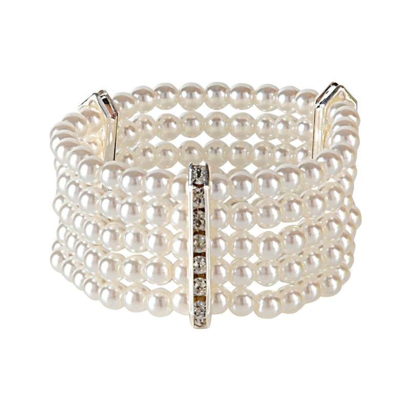 BRACELET PERLE DELUXE AVEC STRASS BRACELET PERLE DELUXE AVEC STRASS