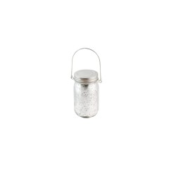 BOCAL EN VERRE ARGENT AVEC LEDS 