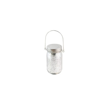BOCAL EN VERRE ARGENT AVEC LEDS 