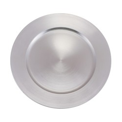 SOUS-ASSIETTE PP ARGENT DIA 33CM