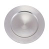 SOUS-ASSIETTE PP ARGENT DIA 33CM