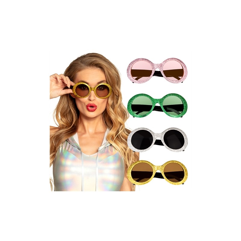 1 PAIRE DELUNETTES JACKIE PAILLETTES DISCO COULEURS ASSORTIS 1 PAIRE DELUNETTES JACKIE PAILLETTES DISCO COULEURS ASSORTIS