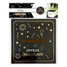 URNE JOYEUX ANNIVERSAIRE NOIR DORE BLANC 20 X 20 X 20 CM 