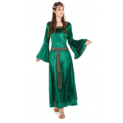 ROBE MEDIEVALE VERTE TAILLE L
