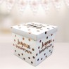 URNE JOYEUX ANNIVERSAIRE PARTY BLUSH 20 X 20 X 20 CM 