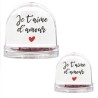BOULE A NEIGE JE T'AIME D'AMOUR