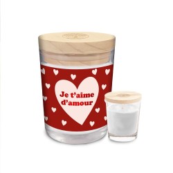 BOUGIE JE T'AIME D'AMOUR