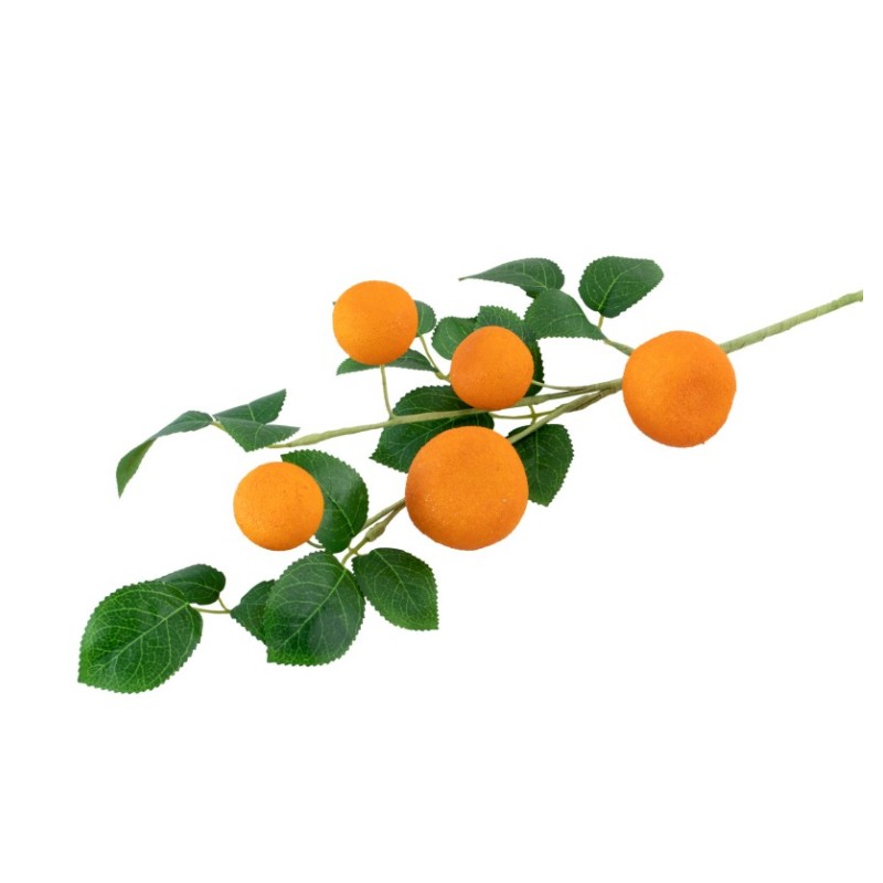 TIGES OU BRANCHE 5 MANDARINES 50 CM TIGES OU BRANCHE 5 MANDARINES 50 CM