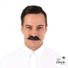 MOUSTACHE NOIRE DE GENTLEMAN 