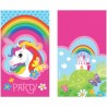 8 CARTONS D'INVITATION LICORNE 