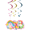 6 SPIRALES A SUSPENDRE LICORNE 