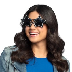 LUNETTE STARS ETOILE NOIR AVEC BRILLANT 