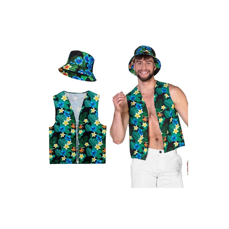 SET TOURISTE ( GILET ET CHAPEAU TAILLE M-L) SET TOURISTE ( GILET ET CHAPEAU TAILLE M-L)