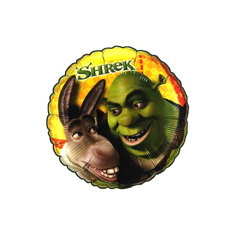 BALLON METALLIQUE ROND 45.7CM SHREK BALLON METALLIQUE ROND 45.7CM SHREK