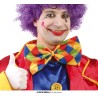 NOEUD PAPILLON GRAND MODELE CLOWN MULTICOLORE 30 CM