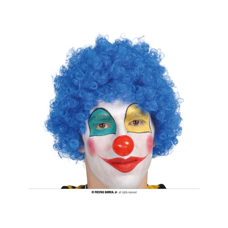 PERRUQUE POP BOUCLEE BLEUE PERRUQUE POP BOUCLEE BLEUE