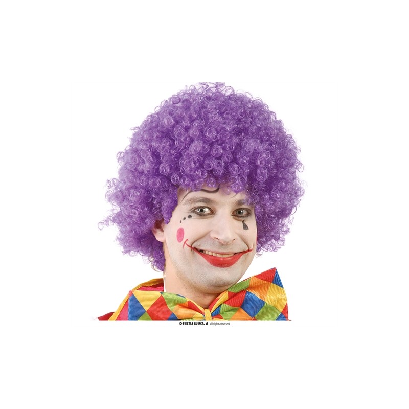PERRUQUE POP BOUCLEE VIOLETTE PERRUQUE POP BOUCLEE VIOLETTE