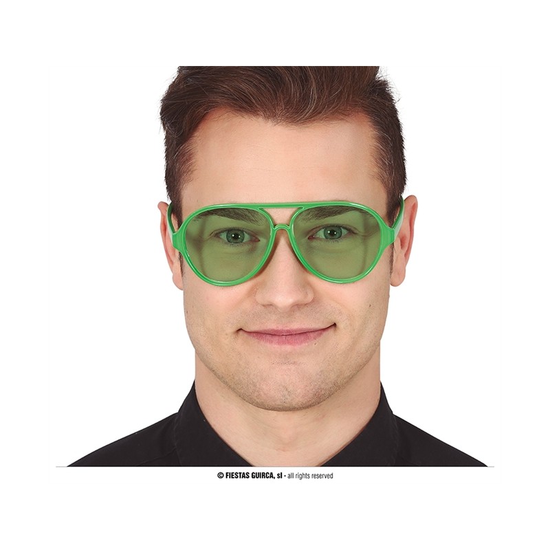 LUNETTES FORME PILOTE PLASTIQUE VERTES LUNETTES FORME PILOTE PLASTIQUE VERTES