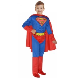 DEGUISEMENT SUPERMAN AVEC MUSCLES TAILLE 8-10  ANS 