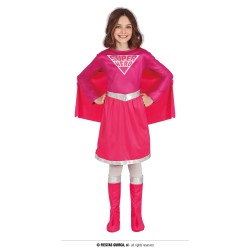 DEGUISEMENT SUPERHERO ROSE TAILLE 10-12 ANS 