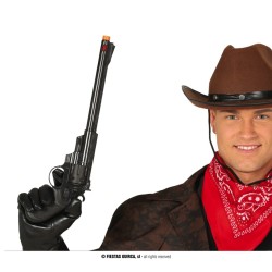 PISTOLET  WESTERN COW BOY CANON LARGE 44 CM