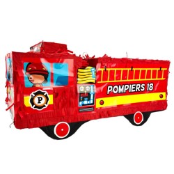 PINATA CAMION DE POMPIER 3D  