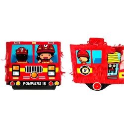 PINATA CAMION DE POMPIER 3D  