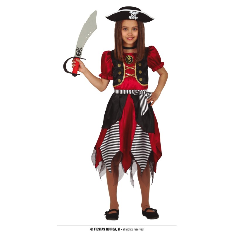 DEGUISEMENT ENFANT FILLE PIRATE ROBE TAILLE 10-12 ANS DEGUISEMENT ENFANT FILLE PIRATE ROBE TAILLE 10-12 ANS