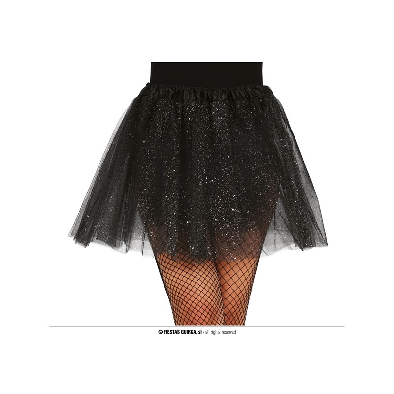 TUTU NOIR A PAILLETTE 40 CM TUTU NOIR A PAILLETTE 40 CM