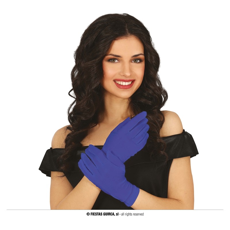 GANTS BLEUS COURTS 20 CM GANTS BLEUS COURTS 20 CM